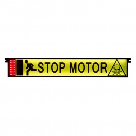 LUTO Signaalbord ‘Stop motor’